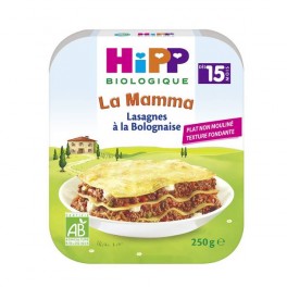 HIPP  LASAGNES À LA BOLOGNAISE ASSIETTE 250G