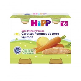 HIPP CAROT PDT SAUMON 190G X2