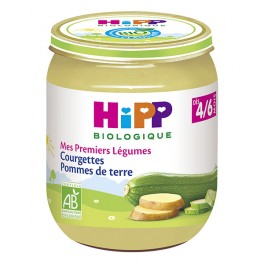 HIPP COURGETTES POMMES DE TERRE POT 125G HIPP COURGETTES POMMES DE TERRE POT 125G