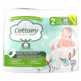 COTTONY COUCHE BB 3-6KG T2 38 COTTONY COUCHE BB 3-6KG T2 38