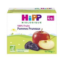 HIPP COMPOTE POM PRUN COUP 100GX4