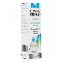 EUVANOL RESPIRE+ SPRAY NASALE NEZ BOUCHE RHUME 20ml EUVANOL RESPIRE+ SPRAY NASALE NEZ BOUCHE RHUME 20ml