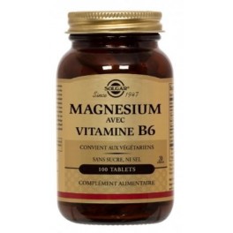 SOLGAR Magnésium Vitamine B6 Tabl P/100