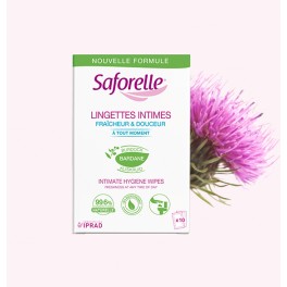 SAFORELLE LINGETTES BIODEGRADABLES BTE 10