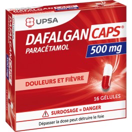 DAFALGANCAPS 500MG GEL 16