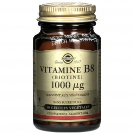 SOLGAR VIT B8 1000µG GELUL VEG50 SOLGAR VIT B8 1000µG GELUL VEG50