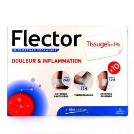 FLECTOR TISSUGEL 1% Emplatre B/10