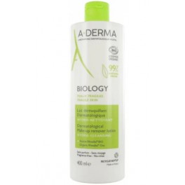 A-DERMA BIOLOGY LAIT DEMAQUILLANT 400ML