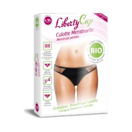 LIBERTY CUP CULOTTE MENSTRUELLE DENTELLE NOIR L/XL