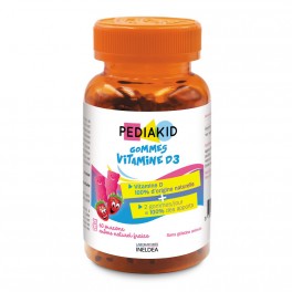 PEDIAKID GOM VIT D3 FRAISE 60