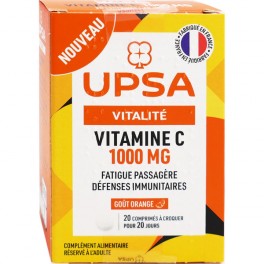 UPSA VITAMINE C 1000MG CPR CROQ 20