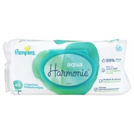PAMPERS LINGETTE HARMONIE AQUA 48 PAMPERS LINGETTE HARMONIE AQUA 48