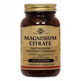 SOLGAR MAGNESIUM CITRATE 60 GEL SOLGAR MAGNESIUM CITRATE 60 GEL