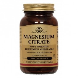 SOLGAR MAGNESIUM CITRATE 60 GEL