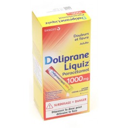 DOLIPRANE LIQUIZ 1000MG 8 STICKS BUV