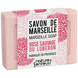 NATURE&SENTEURS SAVON DE MARSEILLE ROSE SAUVAGE 100G