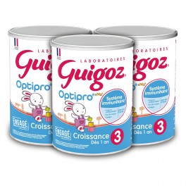 GUIGOZ LAIT CROISSANCE PDR 800G X3