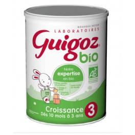 GUIGOZ CROISSANCE BIO Lait pdr B/800g