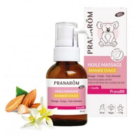 PRANAROM PRANABB HUILE MASSAGE HUILE D'AMANDE DOUCE 30ML