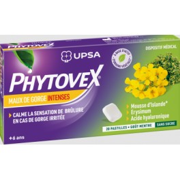 PHYTOVEX MAUX DE GORGE INTENSE PASTILLE