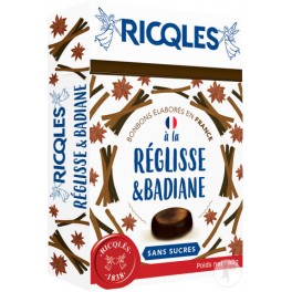 RICQLES BONBONS REGLISSE BADIANE