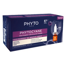 PHYTOCYANE CHUTE PROG FEMME AMPOULES 12