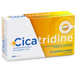 CICATRIDINE SUPPOSITOIRE 10