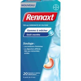 RENNAXT 750MG GOMME A MACHER 20