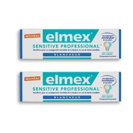 ELMEX DENTIFRICE SENSITIVE PROFESSIONAL 2X75ML ELMEX DENTIFRICE SENSITIVE PROFESSIONAL 2X75ML