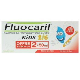 FLUOCARIL KID DENT FRAISE 50MLX2