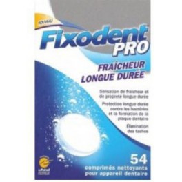 FIXODENT PRO EXTRA FRAÎCHEUR COMPRIMES BT54