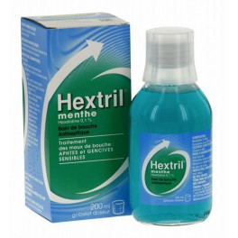 HEXTRIL MENTHE 0,1% BAIN BOUCHE 200ML