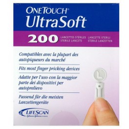 ONE TOUCH ULTRASOFT 200 LANCETTES ONE TOUCH ULTRASOFT 200 LANCETTES