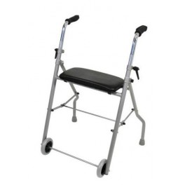 Rollator deux roues avec siège