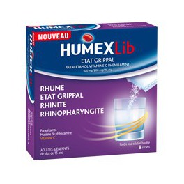 HUMEX LIB ETAT GRIPPAL 8 SACHETS HUMEX LIB ETAT GRIPPAL 8 SACHETS