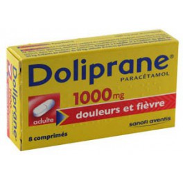 DOLIPRANE 1000MG, 8 comprimés