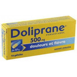 DOLIPRANE 500MG, 16 gélules