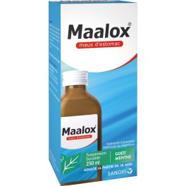 MAALOX Maux d'estomac, Solution buvable 250ML