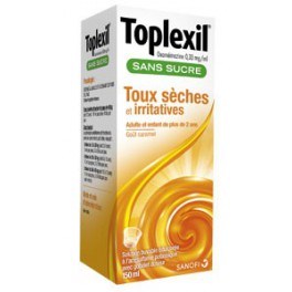 TOPLEXIL 0,33MG/ML SIROP SANS SUCRE 150ML