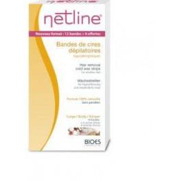 NETLINE BANDES CIRE CORPS X12