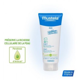 Mustela 2 en 1 cheveux et corps 200ml 