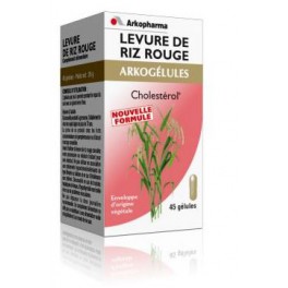 ARKOGELULES LEVURE DE RIZ ROUGE X45 ARKOGELULES LEVURE DE RIZ ROUGE X45