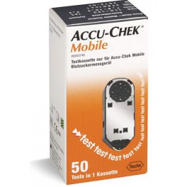 ACCU-CHEK MOBILE, 2 cassettes de 50 tests
