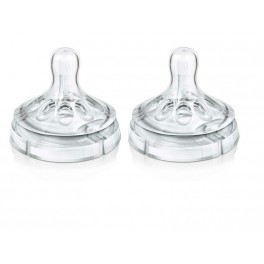 AVENT 2 TETINES NATURAL DEBIT VARIABLE 