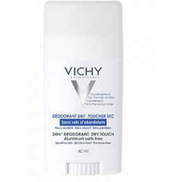 VICHY DEO SOIN 24H SANS SEL 40ML X2