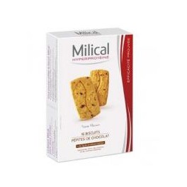 MILICAL BISCUITS HYPERPROTEINES CHOCOLAT BT16