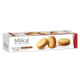 MILICAL BISCUITS FOURRES CHOCOLAT 220G