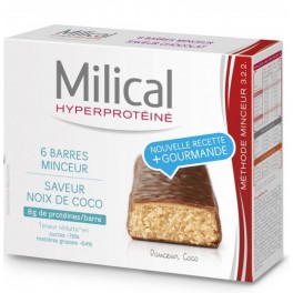 MILICAL BARRES HYPERPROTEINES COCO 6