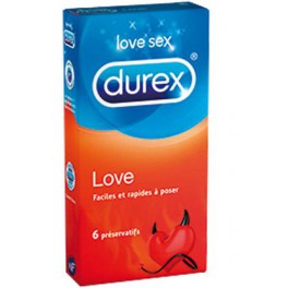 DUREX LOVE, 6 PRESERVATIFS MASCULINS