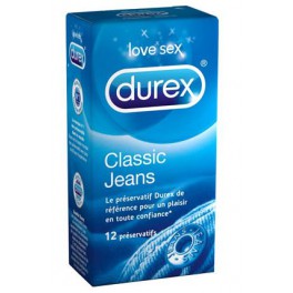 DUREX JEANS 12 PRESERVATIFS MASCULINS